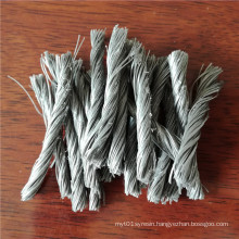 PP twist synthetic fibers for concrete